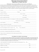 Medication Administration/medical Authorization And Release Form