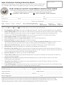 Tow Vehicle Safety Equipment Inspection Form
