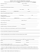 Emergency Contact And Dcyf Demographic Form