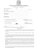 Macon County Room Occupancy Tax Report Form