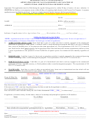 Application For Use Value Assessment And Taxation Of Agricultural, Horticultural Or Forest Lands Form - Randolph County Tax Department