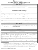 Land Disturbance Permit Application Form - Macon County