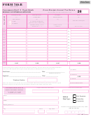 Fillable Form 720-B Gross Receipts Annual Tax Return Printable pdf