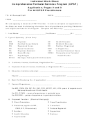 Individual Worksheet Application For All Cpsp Practitioners
