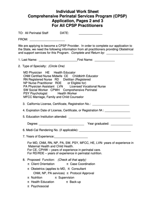 application form for submission of dissertation cpsp