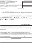 Form Ccp 1 Declaration Of Exemption From Trustline Registration And Health And Safety Self-certification