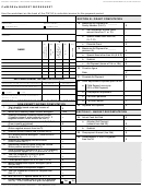 Form Cw 30 Calworks Budget Worksheet