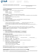 Apartment Supplemental Application Form