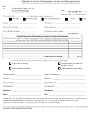 Standard Form For Presentation Of Loss And Damage Claim