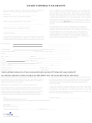Lease Contract Guaranty Form