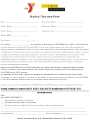 Ymca Medical Clearance Form