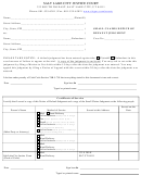 Small Claims Notice Of Default Judgment Form - Salt Lake City Justice Court