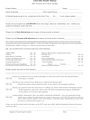 Usd 384 Health Form - History New Student And Yearly Update