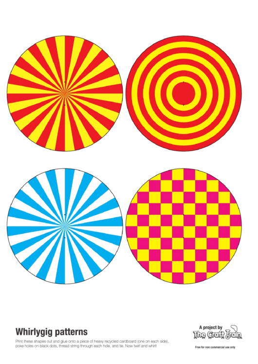 Whirlygig Patterns Template