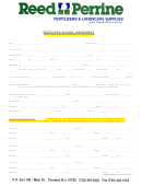 Credit Application / Agreement Form