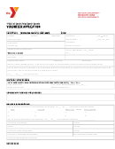 Volunteer Application Form - Ymca Of South Palm Beach County Printable pdf