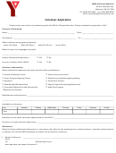 Volunteer Application Form - Ymca Of Greater Moncton