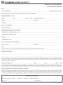 Campus Police Department Police Report Request Form