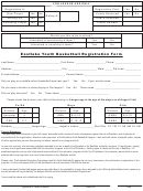 Youth Basketball Registration Form