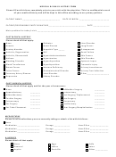 Medical And Family History Form