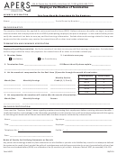 Form Vwte Employer Verification Of Termination - Arkansas Public Employees Retirement System
