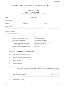 Audit Checklist County Assessor Audit Interview And Checklist Template