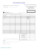 Mcc Form 2 - Consumers Excise Tax Report - Morgan County Sales Tax Office- 2000