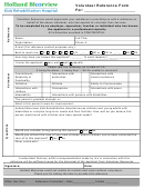 Volunteer Reference Form - Holland Bloorview