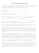 Texas Sublease Agreement Template