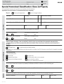 Fillable Form Cr-1b - Special Homestead Classification: Class 1b Property Printable pdf