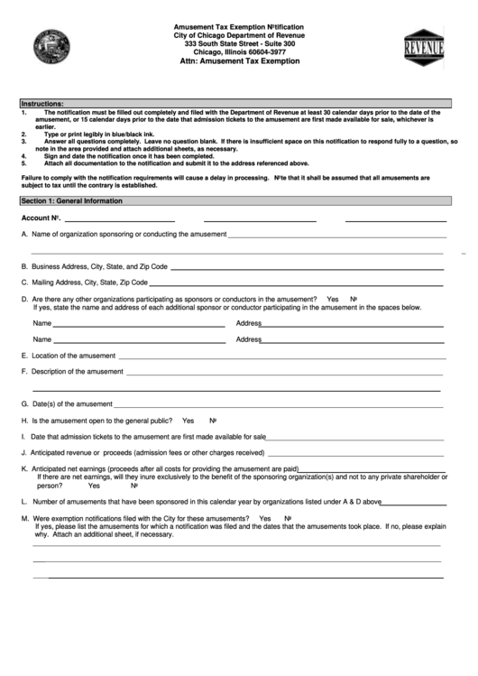 amusement-tax-exemption-notification-form-city-of-chicago-department