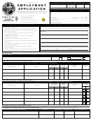 Fillable State Job Application Form Printable pdf