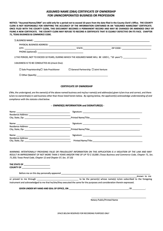 Printable Dba Form 5470