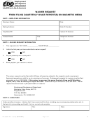 Form De 3086m Waiver Request From Filing Quarterly Wage Reports On Magnetic Media