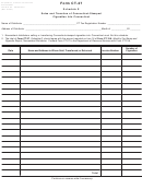 Form Ct-27 - Schedule E - Sales And Transfers Of Connecticut-stamped Cigarettes Into Connecticut - 2007