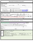 Request For Regular Opt, Regular Opt Responsibilities Form, Form I-765 Application For Employment Authorization