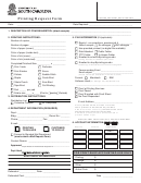 Printing Request Form