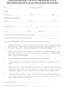 Debtor Registration Form For Service Of Documents By Electronic Mail
