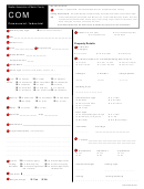 Com Commercial / Industrial Property Listing Form Printable pdf