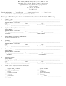 Application For A Certificate Of Appropriateness Form - New Hope, Bucks County, Pennsylvania
