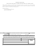 Form 105-Ep - Estate Or Trust Estimated Income Tax - 2001 Printable pdf