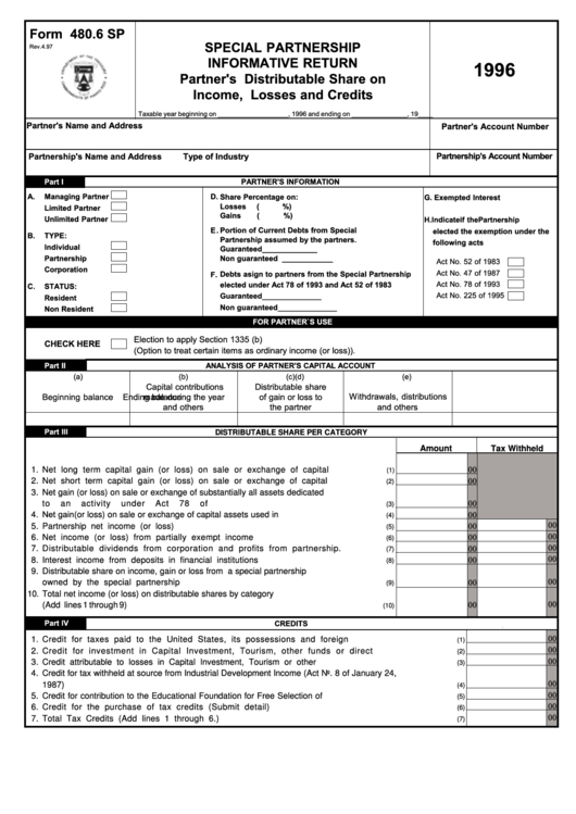 Form 480 Puerto Rico