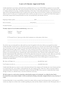 Leave Of Absence Approval Form