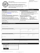 Charitable Organization Financial Statement Form - Arizona Secretary Of State