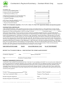 Form 39-1 - Contractor's Payment Summary - Nyc Parks