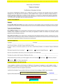 Certification Of Academic Activity Form - University Of California