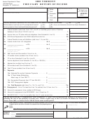 Form Fi-161 - Fiduciary Return Of Income - 2008