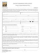 Consent To Perform Background Check Form