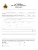Project Crash Treatment Information Form