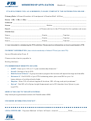 Pta Membership Application Form